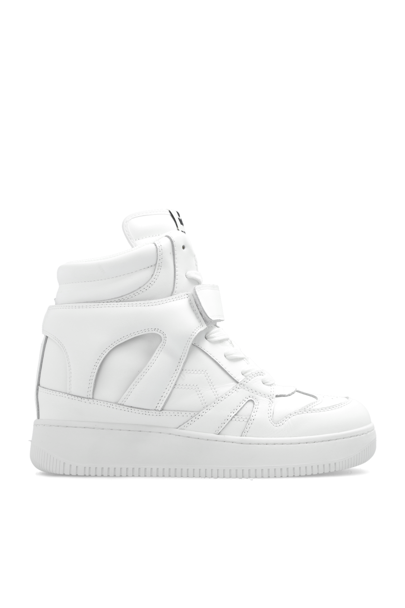 White velcro high store tops